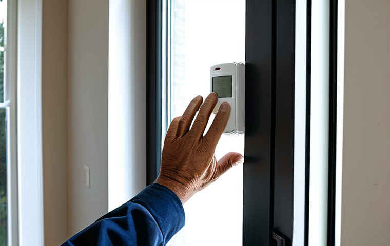 홈시큐리티 시스템 설정 - Smart Security Camera**

"A fully clothed security technician installing a smart security camera on ...