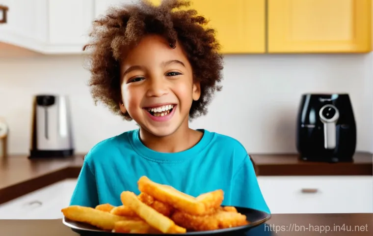 에어프라이어 레시피 모음 - **Prompt 2: Culinary Versatility: An Air Fryer's Array of Flavors**
    A stunning close-up shot on ...