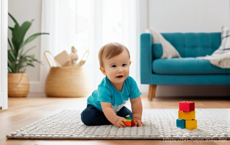 스마트홈 DIY 설치 방법 - **Prompt:** "A brightly lit, modern living room at dusk, embodying effortless comfort and smart home...